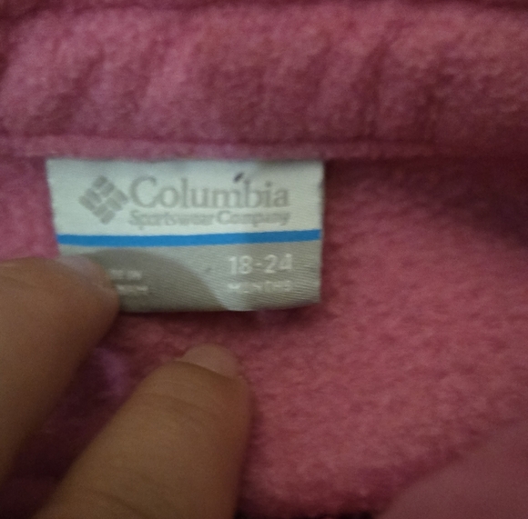 Columbia Toddler Vibrant Pink Fleece Jacket 18-24 Months - Picture 4 of 4